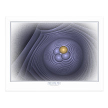 Carte postale de fertilité sur le blanc
