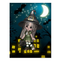 Carte postale de Halloween