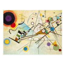 Carte postale de la composition VIII en Kandinsky