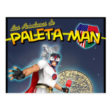 Carte postale de Las Aventuras de Paleta Man