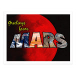 CARTE POSTALE DE MARS