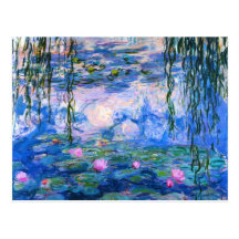 Carte postale de nénuphars de Monet