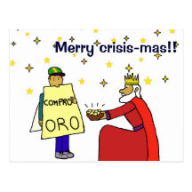 carte postale de Noël amusante
