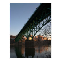 Carte postale de pont de Knoxville
