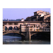 Carte postale de Ponte Vecchio (vieux pont) |
