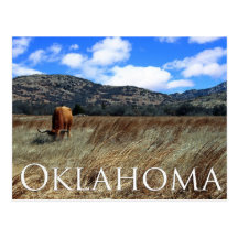 Carte postale de prairie de l'Oklahoma
