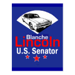 Carte postale de sénat de Blanche Lincoln