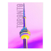 Carte postale de tour de NC de Toronto