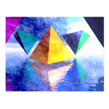 Carte postale de triangles