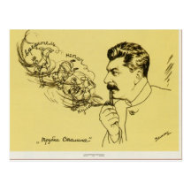 Carte postale de tuyau de Stalin
