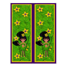 Carte postale de Violet Bookmarks appelée par Faer