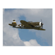 Carte postale du coup de foudre P-47