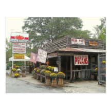 Carte postale du sud de boutique traditionnelle de