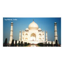 Carte postale le Taj Mahal, Inde Photocarte Customisée