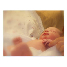 carte postale nouveau-née de bébé