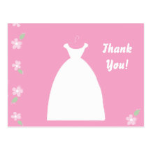 Carte postale nuptiale de Merci de mariage de douc