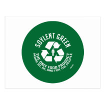 Carte postale verte de Soylent cartes postales