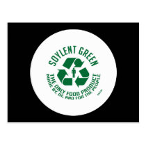 Carte postale verte de Soylent cartes postales