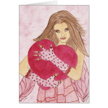 Carte pour notes d'amour