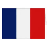 Carte pour notes de drapeau de la France
