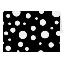Carte pour notes de point de polka