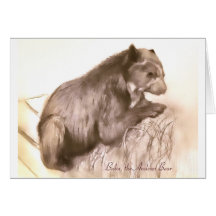 Carte pour notes de portrait d'A. Neuman Bubu