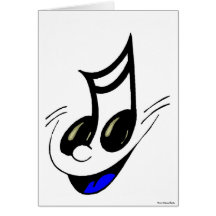Carte principale de musique heureuse