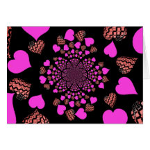 Carte romantique de Valentine
