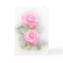 Carte rose de roses