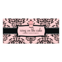 Carte rose douce de support de la cerise sur le gâ modèle de double carte