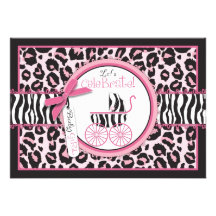Carte sauvage d'invitation de chose