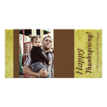 carte verte de thanksgiving de PHOTO de feuillage  Cartes De Vœux Avec Photo