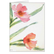 carte vierge de fleur cartes