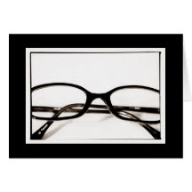 Carte vierge en verre de geek