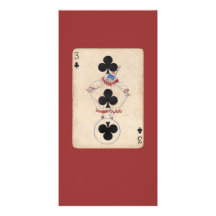 carte vintage de clown cartes avec photo