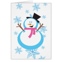 Cartes de bonhomme de neige