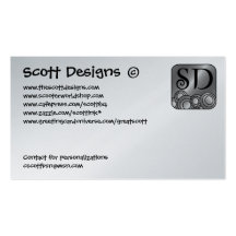 Cartes de conceptions de Scott Cartes De Visite Personnelles