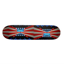 Cartes de drapeau des États-Unis de perspective Plateau De Skateboard