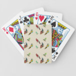 Cartes de jeu de troupeau de perroquet