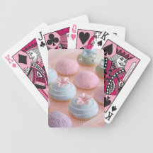 Cartes de jeu délicieuses de petits gâteaux cartes bicycle poker