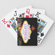 Cartes de jeu NUPTIALES de DOUCHE de Las Vegas