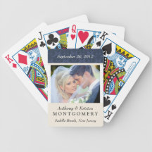 Cartes de jeu personnalisées par damassé de photo  cartes à jouer