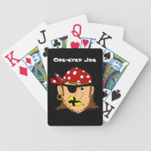 Cartes de jeu personnalisées par homme renfrogné d jeux de cartes