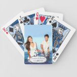 Cartes de jeu tourbillonnantes de cadeau de mariag jeu de cartes