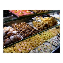 Cartes de magasin de pâtisserie carte postale