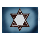 Cartes de Mitzvah de barre d'étoile de David de Br