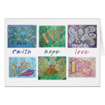 Cartes de salutation ou de note de mot d'ange d'am