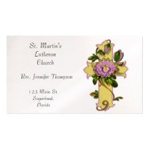 Cartes de visite croisés floraux cartes de visite professionnelles
