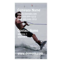 Cartes de visite d'angle de Wakeboard Carte De Visite