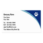 Cartes de visite d'animal familier modèles de cartes de visite